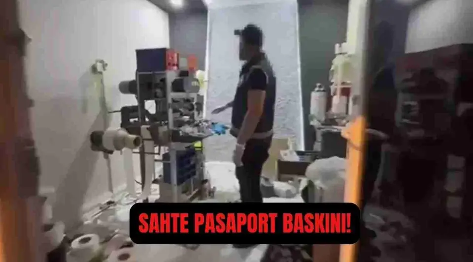 İstanbul’da Sahte Pasaport Baskını!