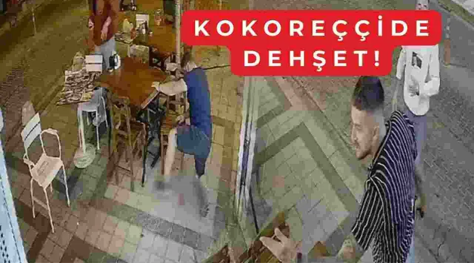 Kokoreççide Müşterilerin Gözü Önünde Dehşet Anları Yaşandı!