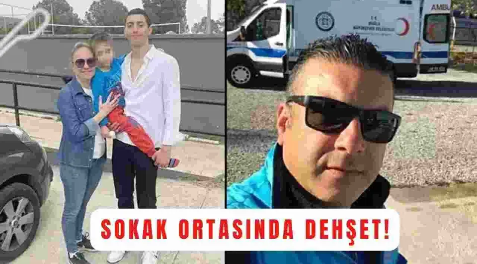 Muğla’da Dehşet! Eşini Sokak Ortasında Bıçakladı!