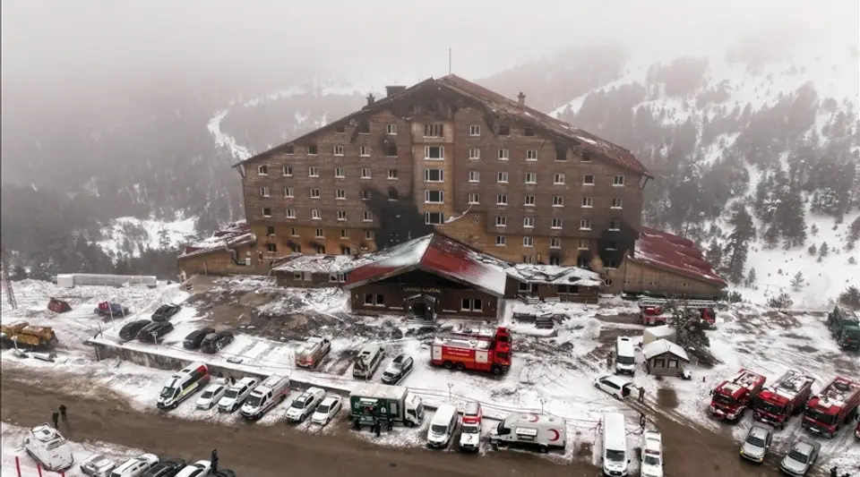 Kartalkaya'daki Otel Yangınında Denetim Firması Yetkilisi Gözaltına Alındı
