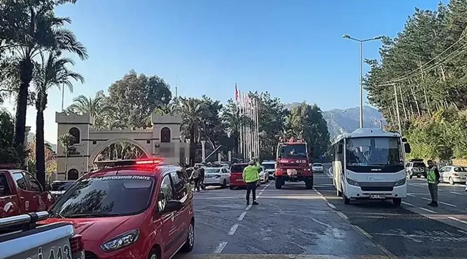 Marmaris'te 5 Yıldızlı Otelde Yangın