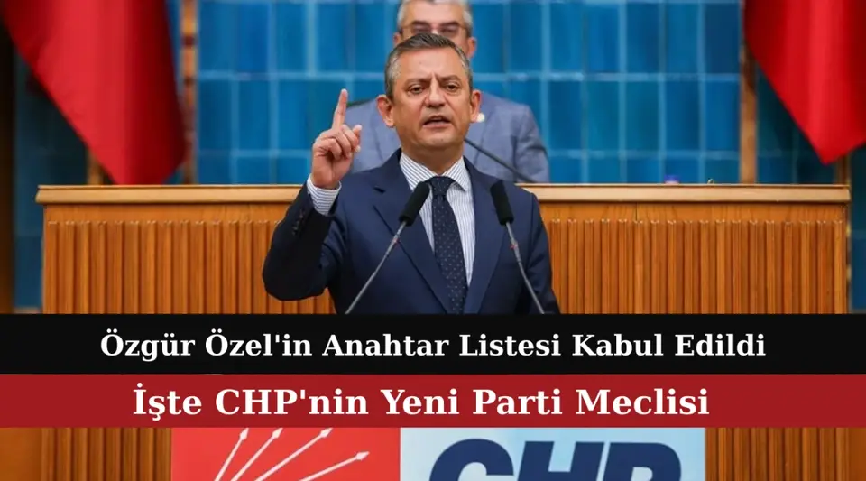 Özgür Özel'in Anahtar Listesi Kabul Edildi! İşte CHP'nin Yeni Parti Meclisi