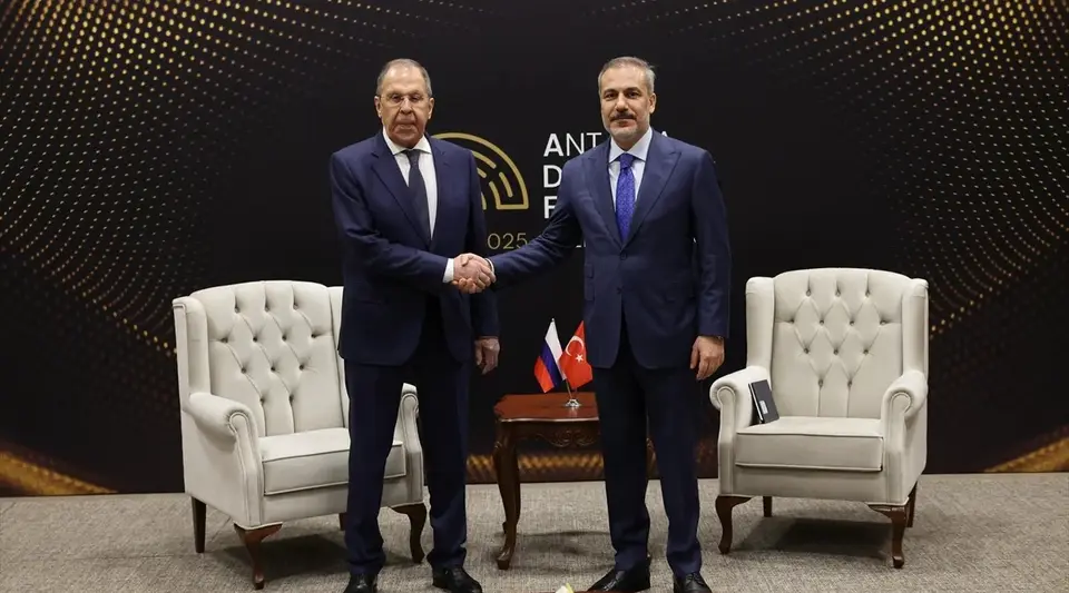 Bakan Fidan Rus Mevkidaşı Lavrov ile Görüştü