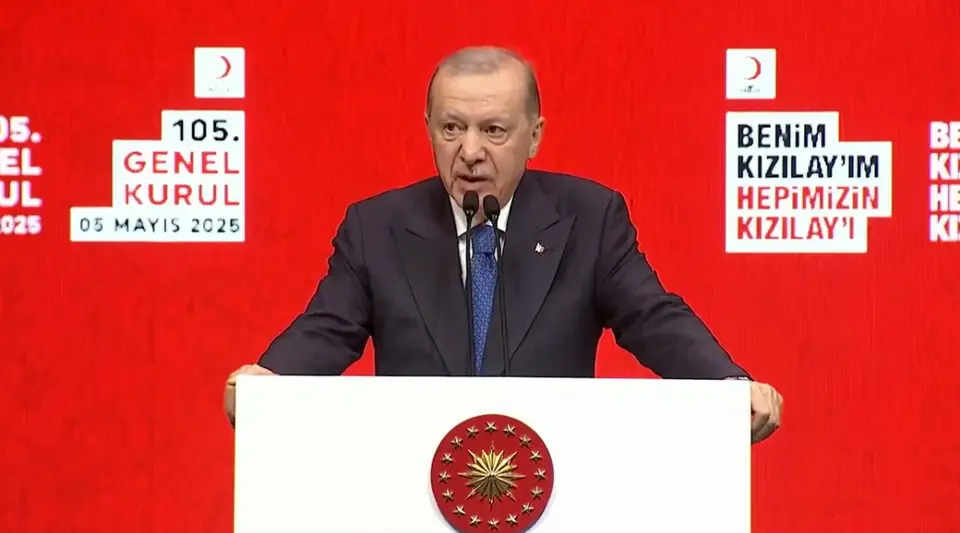 Cumhurbaşkanı Erdoğan, Türk Kızılay Genel Kurulu'nda Konuşuyor