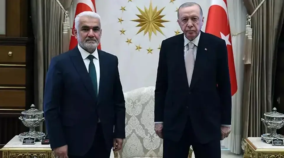 Cumhurbaşkanı Erdoğan, DSP ve HÜDA PAR Başkanlarını Kabul Etti