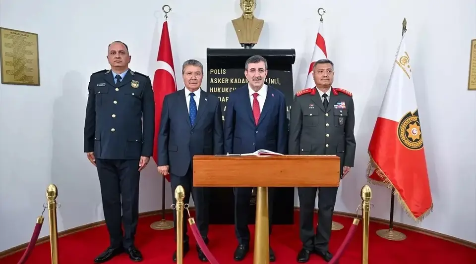 Cevdet Yılmaz, Türkiye-KKTC Polis Hizmet Araçları Teslim Töreni'ne Katıldı
