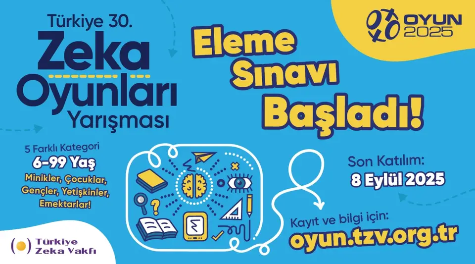 Türkiye Zeka Oyunları Başlıyor