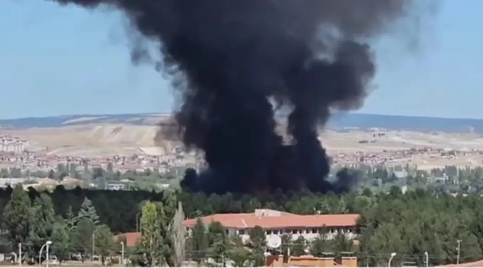 Kütahya Hava Er Eğitim Tugayı'nda Yangın!