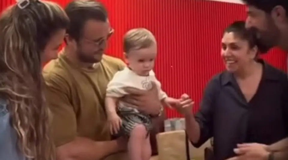 Tolga Sarıtaş Oğlu Ali ile İlk Kez Kamera Karşısında