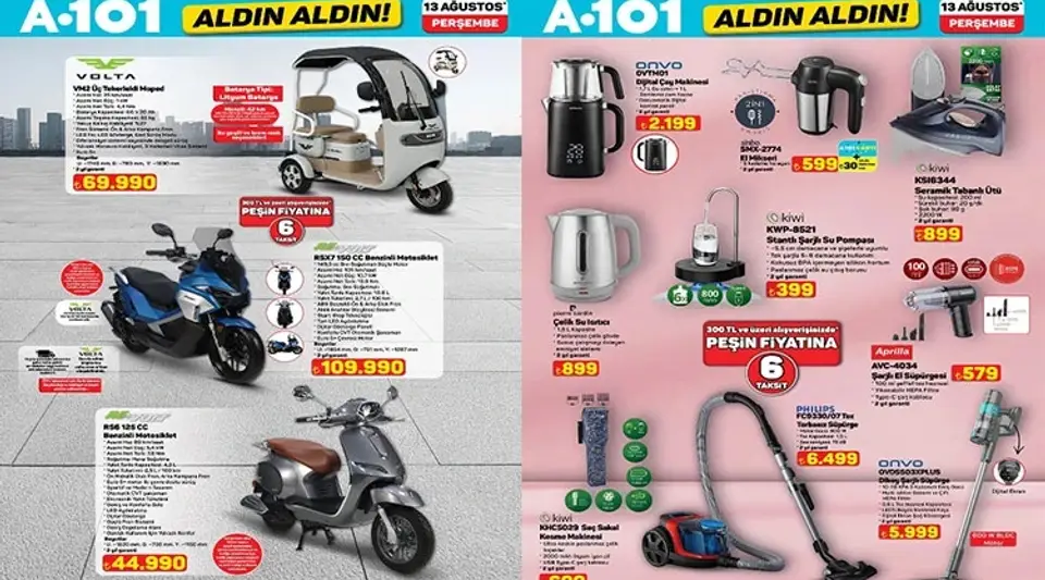 A101'de Bu Hafta: 13 Ağustos 2026 Aktüel Ürünler ve İndirimli Fırsatlar