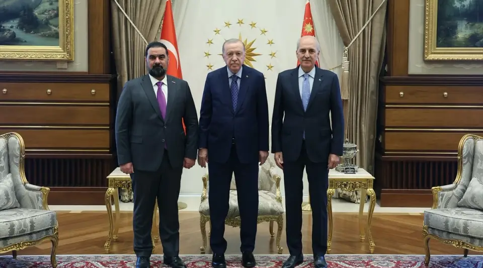 Cumhurbaşkanı Erdoğan, Irak Temsilciler Meclisi Başkanı Halbusi'yi Kabul Etti