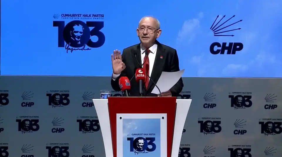 Kılıçdaroğlu'ndan CHP’nin Kuruluş Yıl Dönümünde Birlik Mesajı