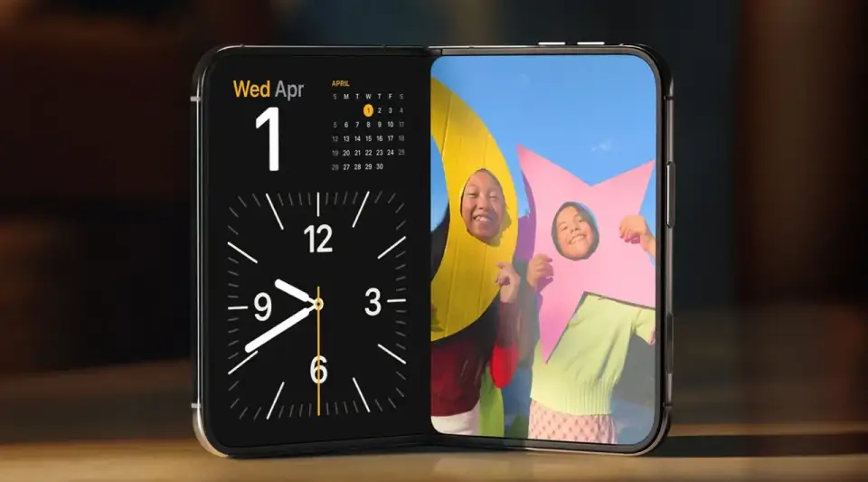 iPhone Duo'nun bölünmüş ekranı sabit 50/50 oranında kalacak