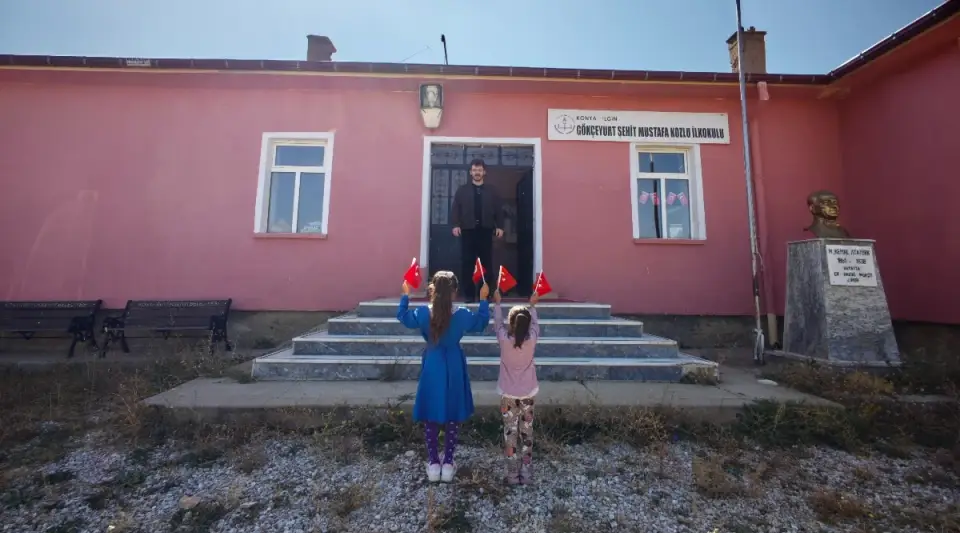 Konya'nın Ilgın İlçesindeki Okulda Öğrenci Sayısı İkiye Çıktı