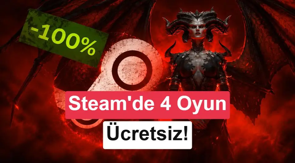 Steam'de 4 oyun ücretsiz: Diablo IV ve Sea of Thieves