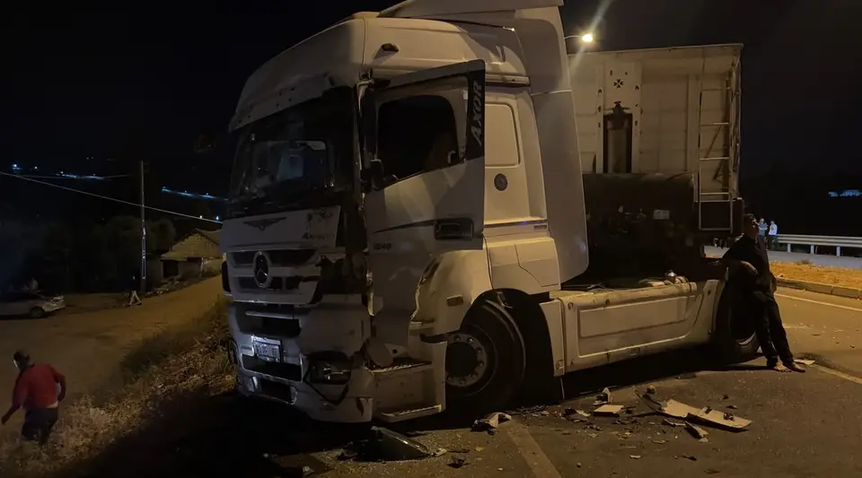 Cilvegözü'nde tır şoförleri kaza sonrası kavgaya tutuştu