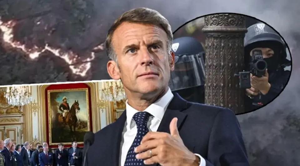 Macron'dan hibrit tehditlere karşı hazırlık talimatı