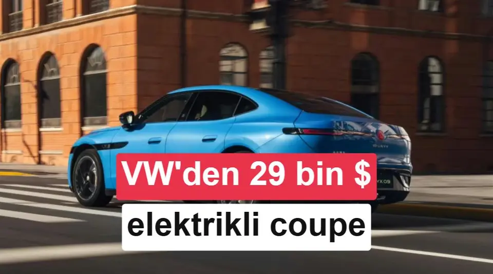 755 km menzil, 29 bin dolar fiyat: Volkswagen ID. Unyx 09 elektrikli coupe
