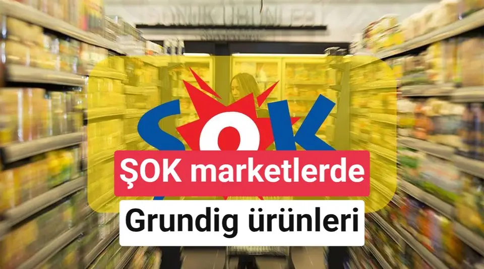 Şok marketlerde Grundig QLED televizyon ve kahve makineleri var