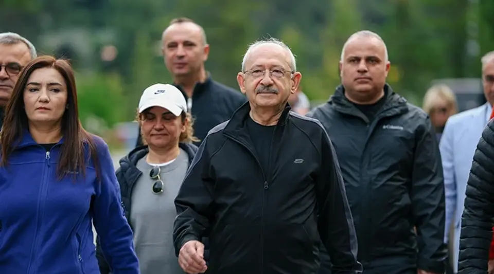 Kılıçdaroğlu Abant Gölü Milli Parkı'nda Sabah Yürüyüşü Yaptı