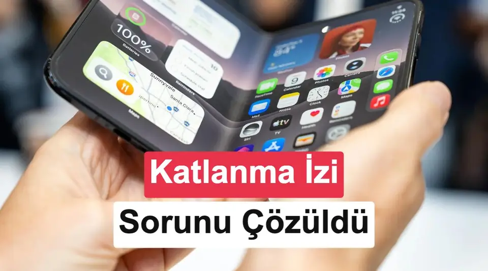 Apple, iPhone Duo'daki katlanma izine çözüm buldu