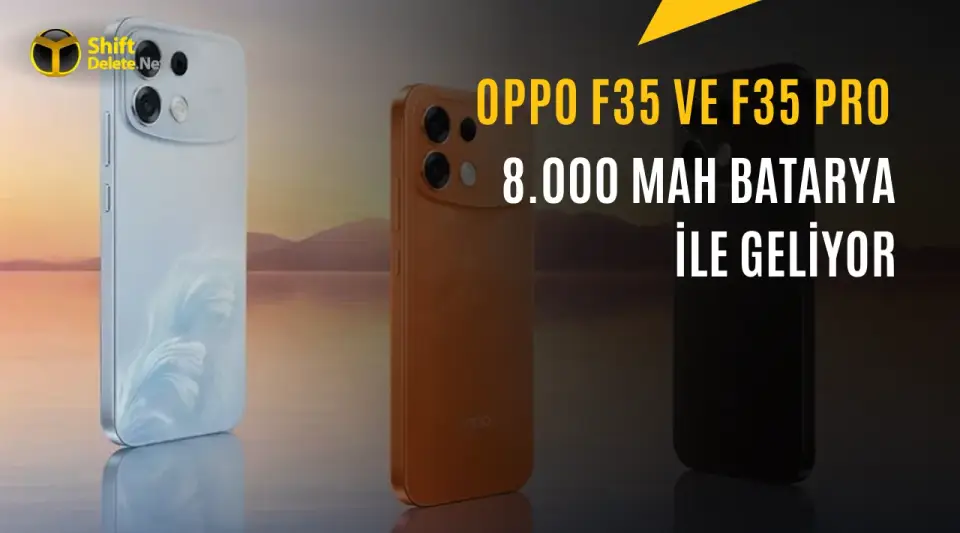 Oppo F35 ve F35 Pro 8000 mAh Bataryayla Tanıtıldı
