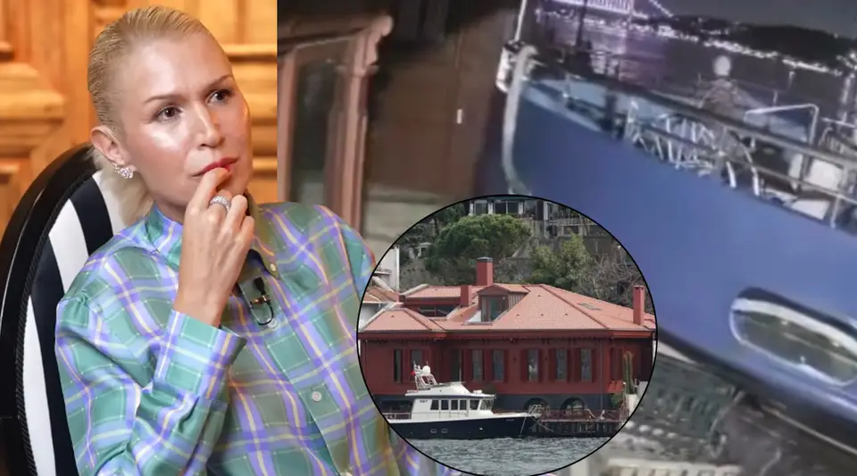 Derin Mermerci'nin Boğaz'daki yalısına yolcu vapuru çarptı