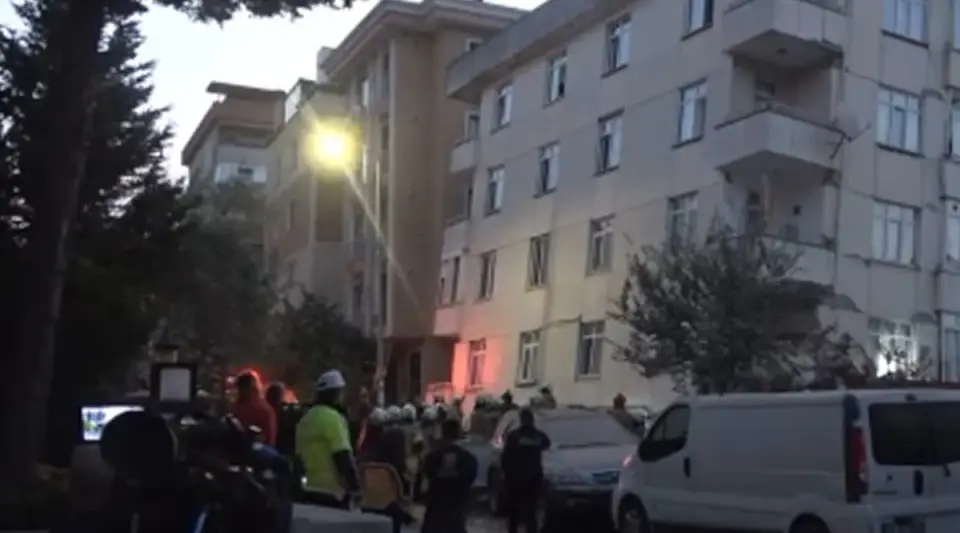 İstanbul Maltepe'de 6 Katlı Bina Çöktü