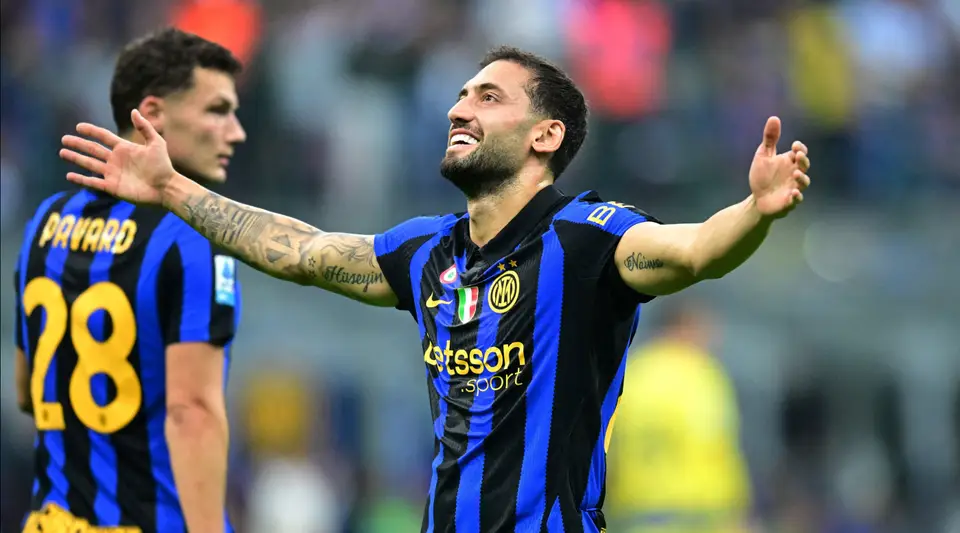Inter, Parma'yı rahat yendi. Maçın en iyisi Hakan Çalhanoğlu seçildi