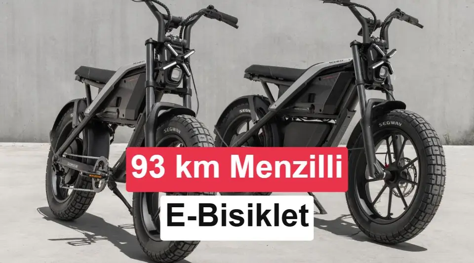 Kalın tekerlekli e-bisiklet Segway Xyber Air tanıtıldı: 93 km menzil ve 45 km/s hız
