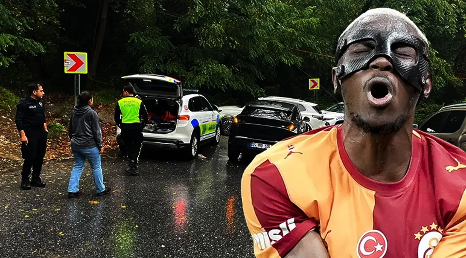Osimhen'in sevgilisi Eyüpsultan'da trafik kazası geçirdi