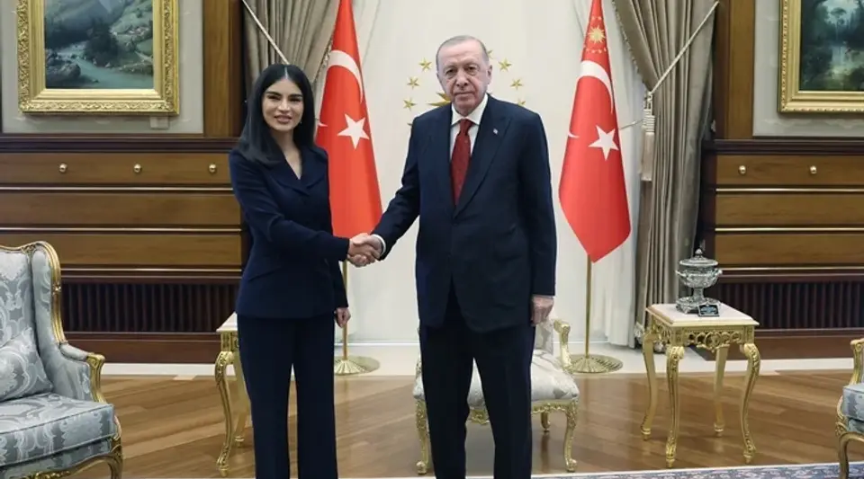 Cumhurbaşkanı Erdoğan, Özbekistan İdaresi Başkanı Mirziyoyeva'yı Kabul Etti