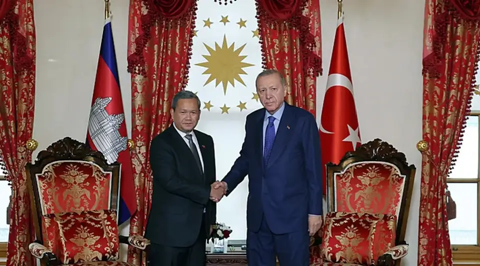 Cumhurbaşkanı Erdoğan, Kamboçya Başbakanı Manet'i Kabul Etti