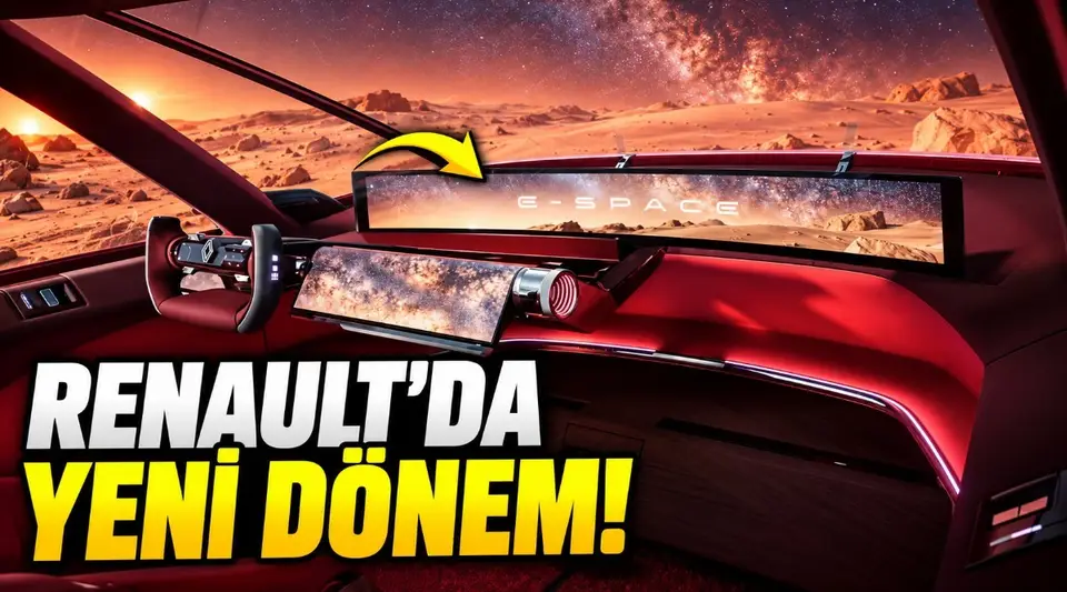 Yeni Renault modellerinde dev panoramik ekran geliyor