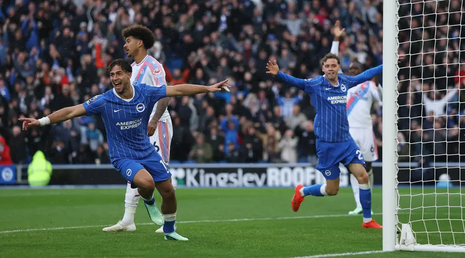Beşiktaş'ın rakibi Crystal Palace, Brighton deplasmanında dağıldı
