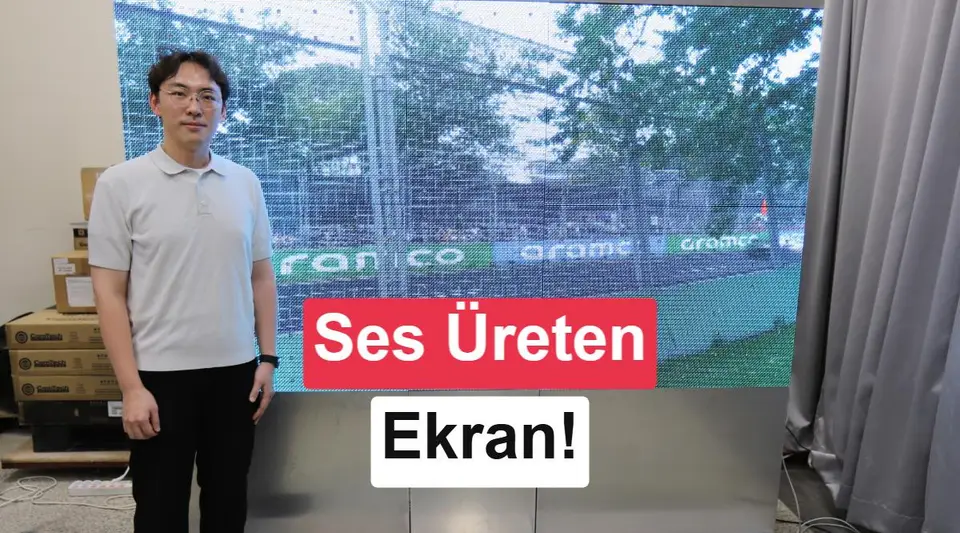 Ekranın kendisi hoparlöre dönüşüyor: Ses nesneyi takip edecek