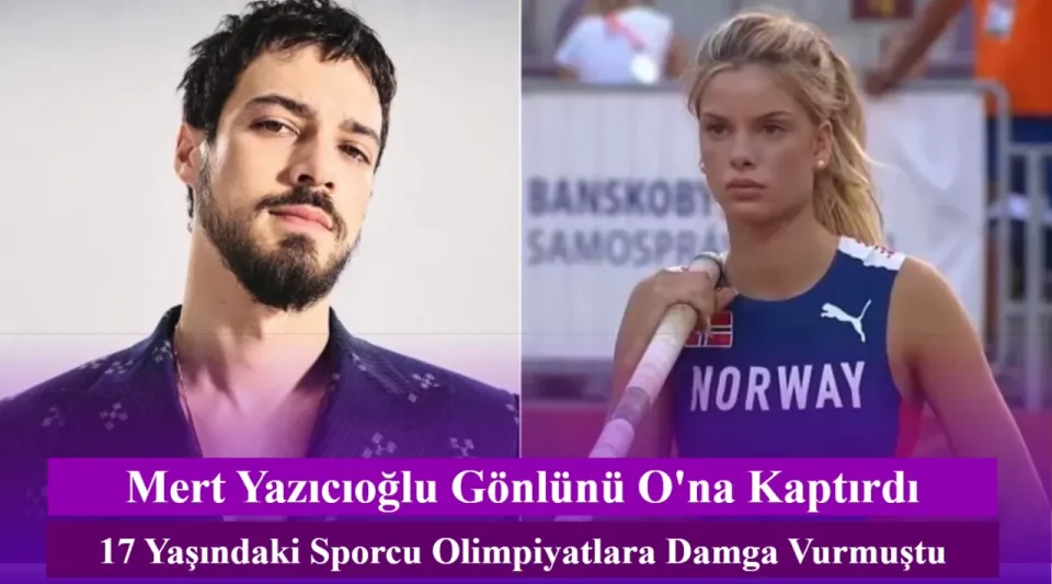 Kızıl Goncalar'ın Cüneyd'i Mert Yazıcıoğlu gönlünü 17 yaşındaki sporcuya kaptırdı! Olimpiyatlara damga vurmuştu