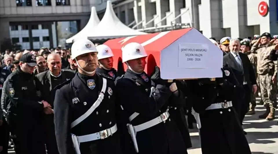 Şehit Polis Memuru Seçkin Yalçın İçin İstanbul Emniyet Müdürlüğü'nde Tören Düzenlendi