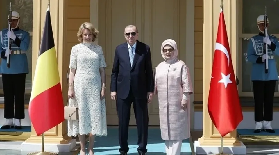 Cumhurbaşkanı Erdoğan, Belçika Kraliçesi'ni Kabul Etti