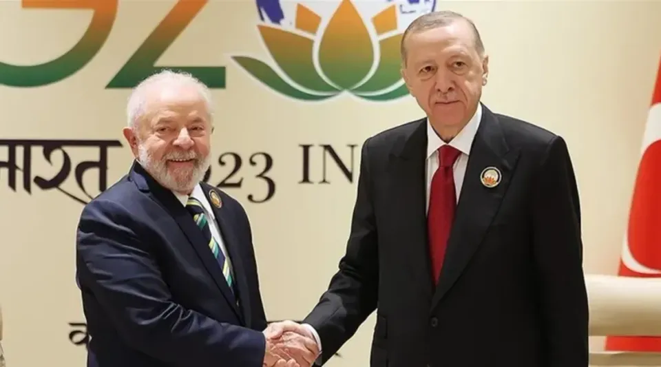 Cumhurbaşkanı Erdoğan Brezilya Devlet Başkanı Lula ile Görüştü