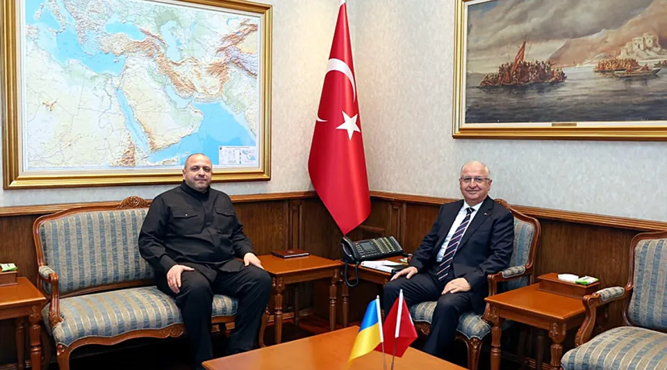 Bakan Güler, Ukrayna Konsey Sekreteri Umerov'u Kabul Etti