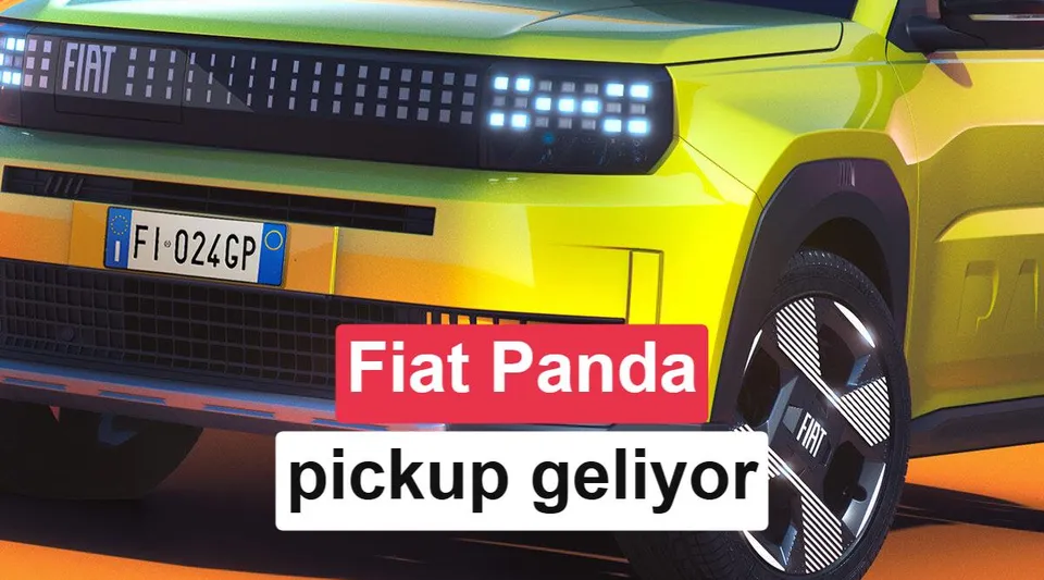 Fiat Panda ailesine pickup katılıyor: Strada'nın yerini alacak