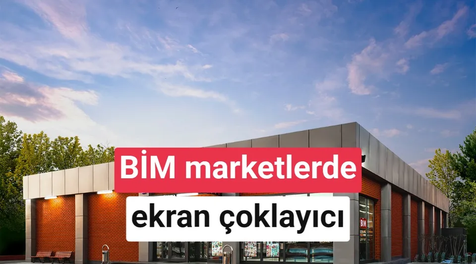 BİM marketlerde taşınabilir ekran çoğaltıcı satışta