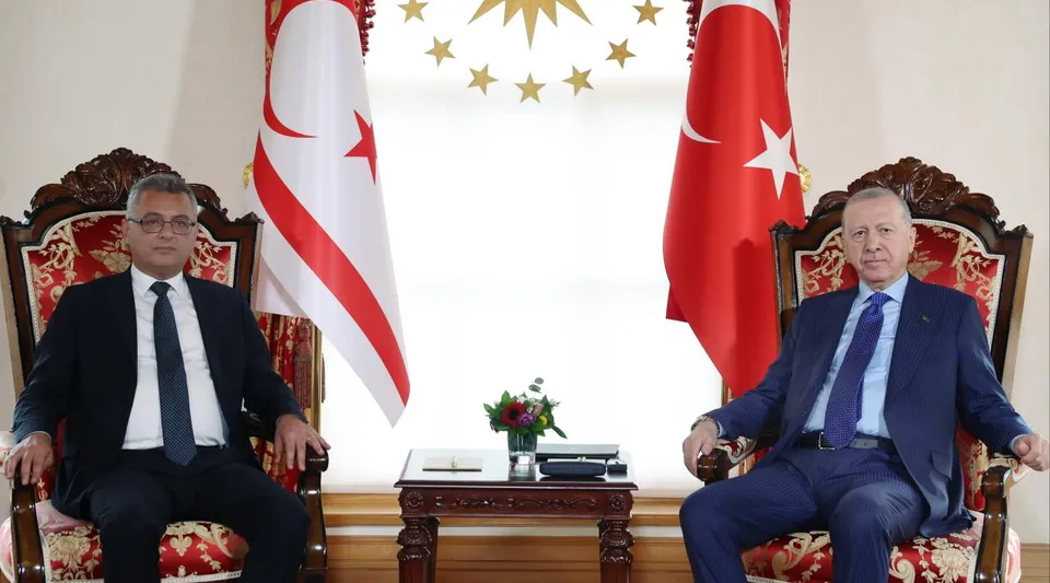 Cumhurbaşkanı Erdoğan, KKTC Cumhurbaşkanı Erhürman ile telefonda görüştü