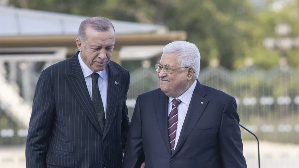 Cumhurbaşkanı Erdoğan ve Filistin Devlet Başkanı Mahmud Abbas Bir Araya Geldi