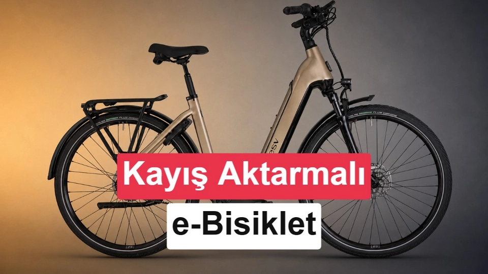 Kayış aktarmalı bu elektrikli bisiklet 150 kilometre menzil sunuyor