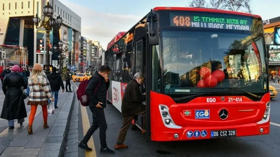 Ankara Toplu Taşıma Ücretlerine Yüzde 14,30 Zam Yapıldı