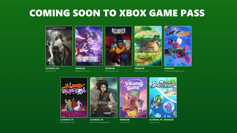 Xbox Game Pass, oyun, konsol, Ağustos 2026, platform