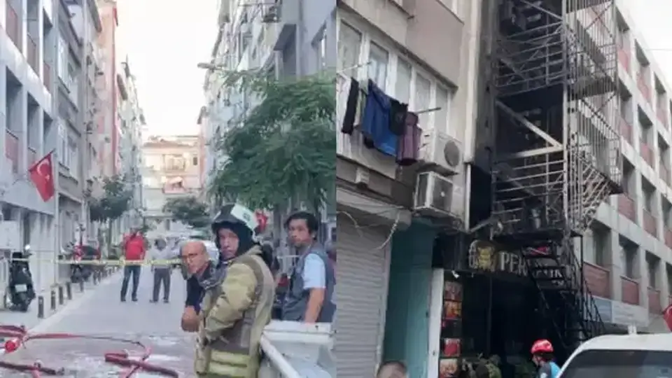 Bakırköy'de otelde çıkan yangında 12 kişi yaralandı