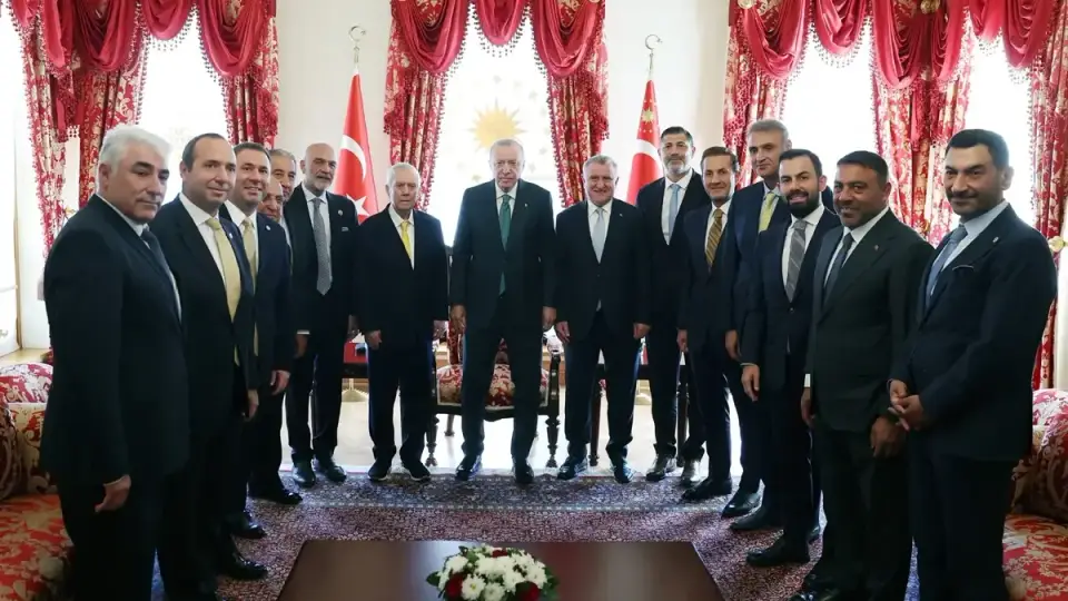 Cumhurbaşkanı Erdoğan Kulüp Başkanlarını Kabul Etti
